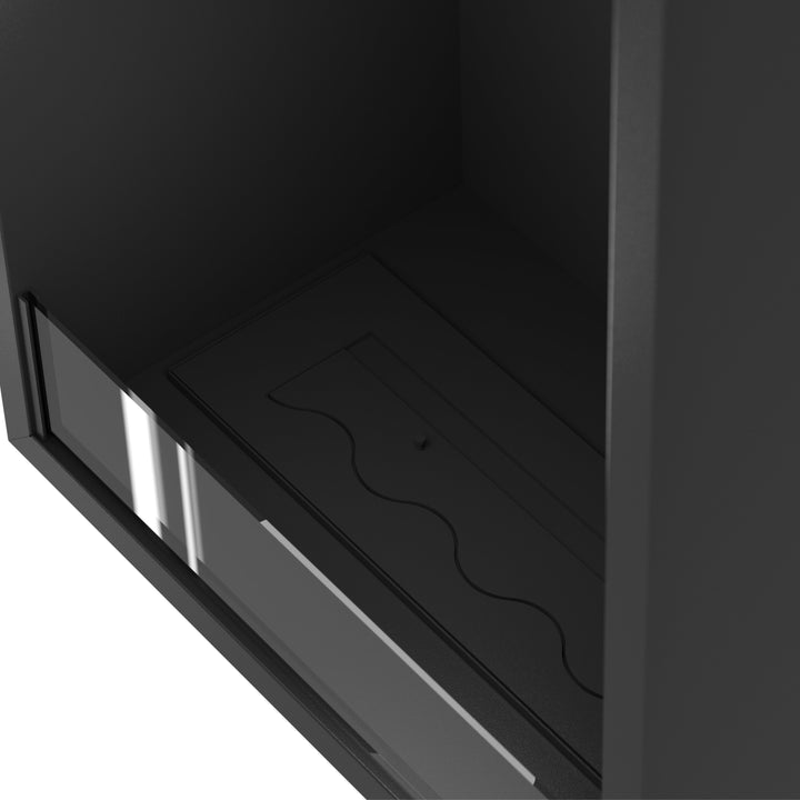 Bioethanol Einbau Kamin Ofen SELECTED Vertikal 80x140x35cm von Wild Flame Glas & Brenner