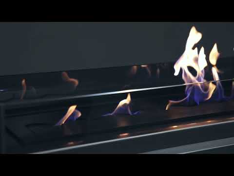 Zweiseitiger Bioethanol Einbaukamin Raumteiler - FAME 110